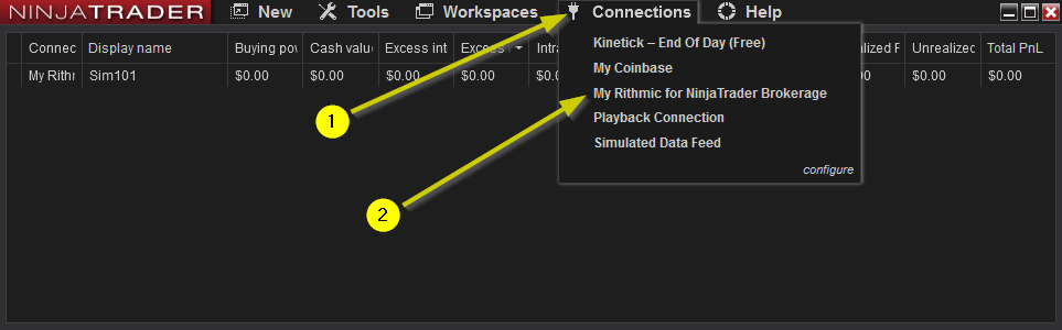 Enable connection